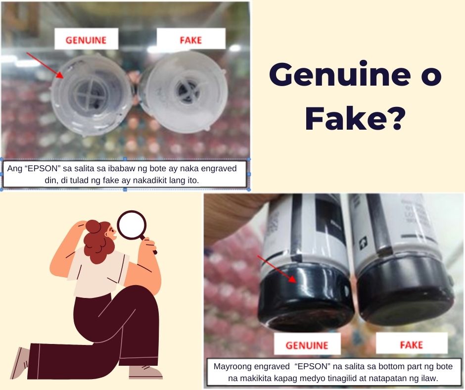 Fake Epson 003 Ink